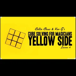 Collin Claus demonstrating Rubik's Cube solving techniques for magicians, representing Lesson 4 of the instant download magic video series.