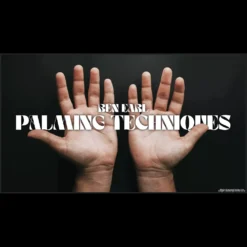 Benjamin Earl demonstrating a professional card palming technique from his digital magic masterclass.