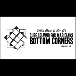 Collin Claus on screen, teaching Rubik's Cube solving techniques to magicians for Lesson 2 video tutorial