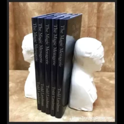 Ebook cover for Todd Landman's The Magic Menagerie, featuring a vintage design with text overlay, signifying a digital download for magic and mentalism techniques.