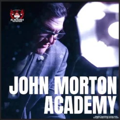 Digital download image for John Morton – Academy, an Alakazam magic course covering close-up, impromptu, and stage magic tricks for all skill levels.