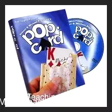 Steven and Michael Pignataro's Pop Card magic trick digital download, featuring a signed playing card impossibly revealed embedded inside a Pop-Tart pastry.