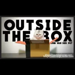 John Van Der Put 'Outside the Box' digital magic video tutorial cover featuring the card under box trick
