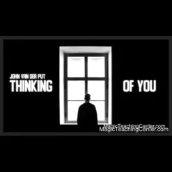 John Van Der Put performing the 'Thinking of You' card magic trick, showcasing a hand manipulating cards during a mentalism routine.