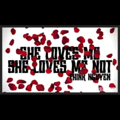 Think Nguyen demonstrating the 'She Loves Me, She Loves Me Not' card trick, featuring a spectacular chosen card revelation and a full deck transformation to new deck order, from a digital magic video.