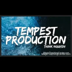Digital video cover for Think Nguyen's Tempest Production magic trick, featuring a visual card transformation where Queens become Aces.
