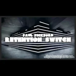 Paul Pickford demonstrating the Pickford Retention Switch card magic technique in a digital video tutorial.