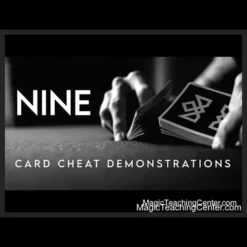 Daniel Madison's Nine Card Cheat Demonstrations magic video thumbnail, showcasing advanced card manipulation techniques for professional magicians and enthusiasts.