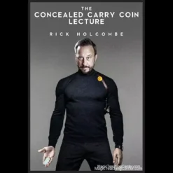 Rick Holcombe demonstrating coin magic techniques for his Concealed Carry Coin Lecture.