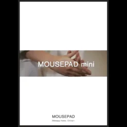 Close-up view of the Exclusive Magic Mini Mousepad by Mousepad, showcasing a vibrant Japanese-inspired design by artists Chiharu and Kento, suitable for compact desks.