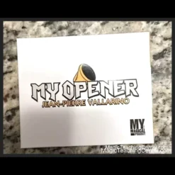 Jean-Pierre Vallarino and Jordan Victoria demonstrating the 'My Opener' clean card prediction magic trick from their instructional video.