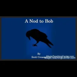 Ebook cover for 'A Nod to Bob by Scott Creasey', a digital guide on streamlined 4DT mentalism techniques for professional magicians.