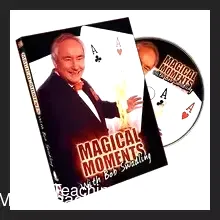 Cover image for Bob Swadling's Magical Moments Volume 1, featuring the expert magician performing a close-up card trick.