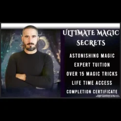 Joel Dickinson presenting 'Ultimate Magic Secrets', an online magic video course for beginners with instant download access