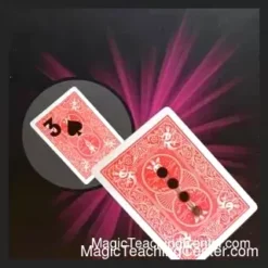 Andrew's FINAL DOT magic trick gimmick card with a moving black dot visually revealing a playing card's name, as featured in the instant download tutorial video.