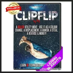 Biz performing the Clipflip card magic utility move, demonstrating sleight of hand with playing cards in the Big Blind Media instant download video tutorial.