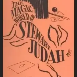 Ebook cover for 'The Magic World of Stewart Judah' featuring classic magic motifs, for instant download.