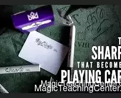 Daniel Madison performing a Sharpie Gaff Card magic trick from his instant download workshop tutorial