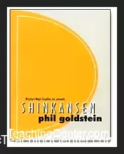Ebook cover for Shinkansen by Phil Goldstein, featuring a stylized image related to card magic or teleportation, highlighting instant download for learning the powerful 'Cards Across' trick.