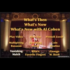 Al Cohen delivering his 'What's Then, What's Now, What's New' magic lecture, available as an instant video download.