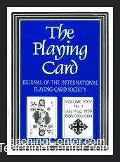 Digital cover art for The Journal of the Playing-Card Society Vol 25 Ebook, featuring historical playing card imagery and title.
