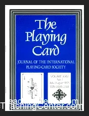 Cover image of The Journal of the Playing-Card Society Volume 24 Ebook, showcasing the title and intricate playing card artwork.