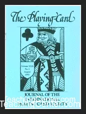 Cover of The Journal of the Playing-Card Society Volume 22 Ebook, featuring historical playing card imagery and text, available for instant PDF download.