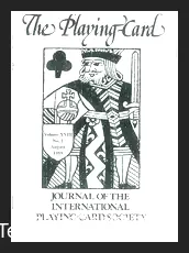 Cover of The Journal of the Playing-Card Society Volume 18 Ebook, an instant PDF download featuring historical playing card research and designs.
