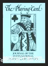 Cover image for The Journal of the Playing-Card Society Volume 15 Ebook, a digital download for playing card enthusiasts and collectors.