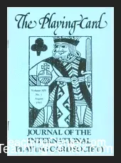 Digital cover of The Journal of the Playing-Card Society, Volume 14 ebook, featuring historical playing card illustrations.
