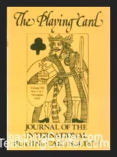 Cover image for The Journal of the Playing-Card Society, Volume 12 Ebook, featuring historical playing card illustrations.