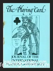 Cover image of The Journal of the Playing-Card Society Volume 9 Ebook, featuring historical playing card imagery, available for instant digital download.