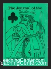 Cover of The Journal of the Playing-Card Society - Volume 8 ebook, featuring intricate playing card artwork and text, available as an instant PDF download.