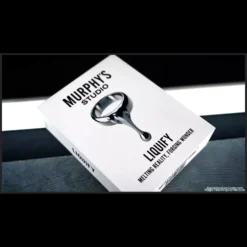 Tobias Dostal performing the Liquify magic illusion, where an object appears to melt and distort, showcasing his reality-bending visual effect.