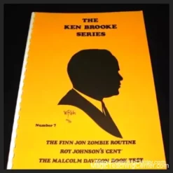 Ebook cover for The Ken Brooke Series Volume 07, featuring the Finn Jon Zombie Routine, Roy Johnson's 'Cent' coin trick, and Malcolm Davison Book Test. Instant digital download.