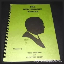 Ebook cover for Ken Brooke Series Volume 5: The Magic Box, featuring The Dancing and Floating Cork close-up magic routine. Instant download.