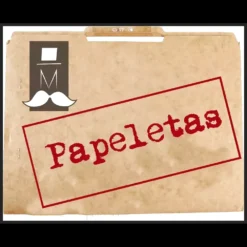 A magician demonstrating a mentalism technique with paper slips, representing the Magia Estudio - Papeletas instant download course.