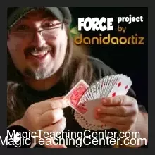Dani DaOrtiz presenting 'Double Ambitious Thought,' a chapter from 'The Force Project' focusing on advanced card force techniques for magicians. Instant download video tutorial.