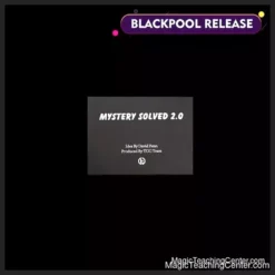 Magic video thumbnail for David Penn's Mystery Solved 2.0 showing a clear acrylic box with a folded playing card inside.