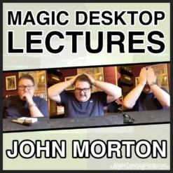 Expert magician John Morton presenting his Magic Desktop Lecture, teaching advanced magic and mentalism techniques.