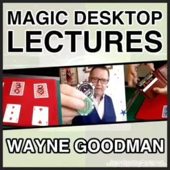 Wayne Goodman presenting his Magic Desktop Lecture, teaching professional card tricks and comedy magic techniques via instant digital download.
