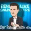 Henri White performing advanced card magic and stage illusions during his Penguin Live Lecture, available as an instant download video.