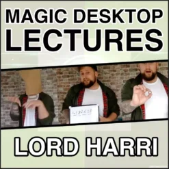 Lord Harri Harrington delivering his Magic Desktop Lecture, teaching advanced magic tricks and mentalism techniques for magicians via instant download.