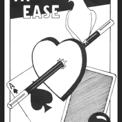 Cover image for the 'At Ease (1966-1975)' ebook by Harvey Turner, featuring a vintage design that represents a historical magic periodical from the US Armed Forces Magicians Association.