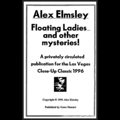 Ebook cover for Alex Elmsley's Floating Ladies and Other Mysteries: Las Vegas Close-Up Classic II, featuring magic-themed graphics.