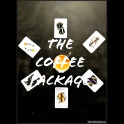 Ebook cover for Think Nguyen's The Coffee Package, showcasing four volumes on advanced card magic techniques and creative process, available for instant download.