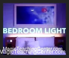 Ebook cover for Bedroom Light by Steve Wachner, featuring a compelling visual related to mentalism and mind reading magic routines.