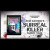 Promotional graphic for John Bannon's 'Surreal Killer' instant download magic video tutorial, featuring playing cards and John Bannon's name, indicating a packet trick by BigBlindMedia.