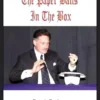 Ebook cover for 'Paper Balls in the Box by D. Angelo Ferri,' featuring a detailed guide to Slydini's classic magic routine with misdirection and timing secrets, available as an instant download.