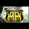 Nick Brown's Wonder Bill product image, showing the instructional DVD, metal cutting template, and a transformed dollar bill.